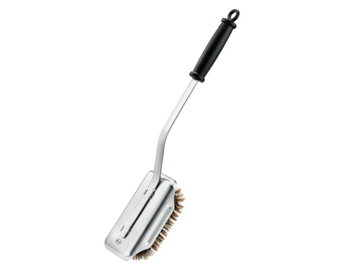 RÖSLE Grillbürste Slide X Messing 47 cm in  präsentiert im Onlineshop von KAQTU Design AG. Grillzubehör ist von RÖSLE