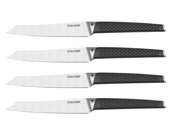 STEAK CHAMP Steakmesser-Set Prime Rib, 4 Messer in präsentiert im Onlineshop von KAQTU Design AG. Grillzubehör ist von STEAK CHAMP
