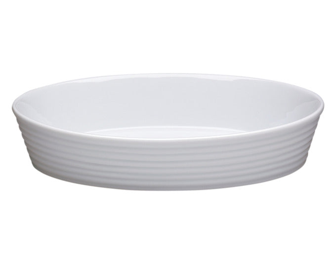 KÜCHENPROFI Auflaufform Burgund oval 30 cm weiss in präsentiert im Onlineshop von KAQTU Design AG. Backform / Backblech ist von KÜCHENPROFI