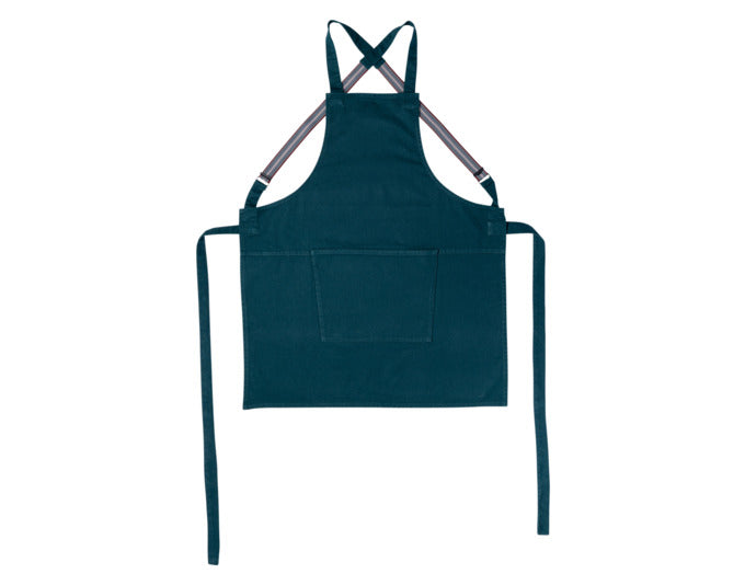 DUTCHDELUXES Schürze Hosenträger Canvas Forest Green in präsentiert im Onlineshop von KAQTU Design AG. Küchenhelfer ist von DUTCHDELUXES
