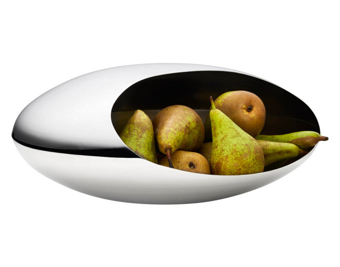 PHILIPPI Schale Cocoon grande Inox ø 38x17 cm in präsentiert im Onlineshop von KAQTU Design AG. Schale ist von PHILIPPI