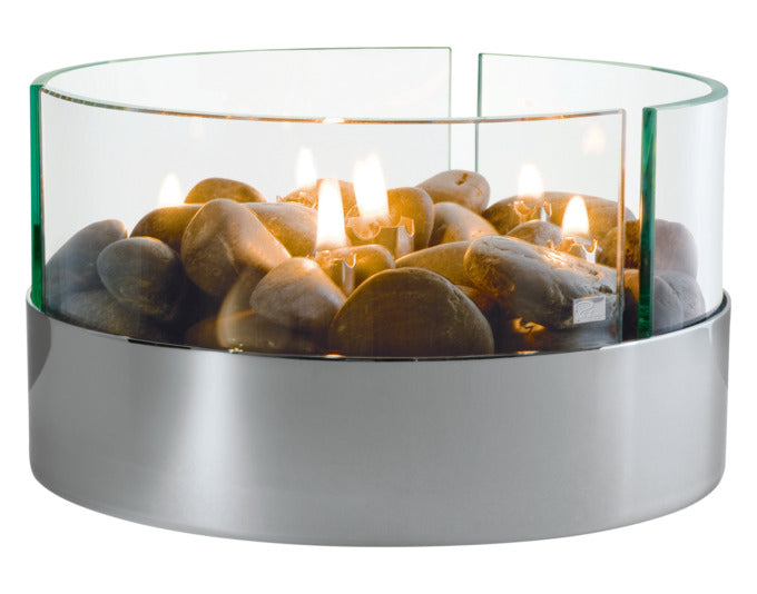 PHILIPPI Tischkamin Burn ø 20x13 cm in präsentiert im Onlineshop von KAQTU Design AG. Fackel ist von PHILIPPI