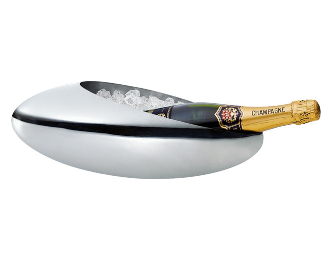 Entdecken Sie den eleganten PHILIPPI Champagnerkühler und Tulpenvase Cocoon Inox – stilvolles Design trifft auf Funktionalität. Ideal für jede Feier!