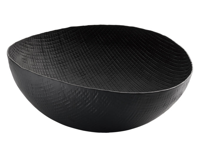 PHILIPPI Schale Outback oval L Aluminium 32x27x12 cm schwarz in präsentiert im Onlineshop von KAQTU Design AG. Schale ist von PHILIPPI