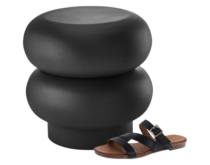 PHILIPPI Hocker Charly ø 36x36 cm schwarz in präsentiert im Onlineshop von KAQTU Design AG. Hocker ist von PHILIPPI