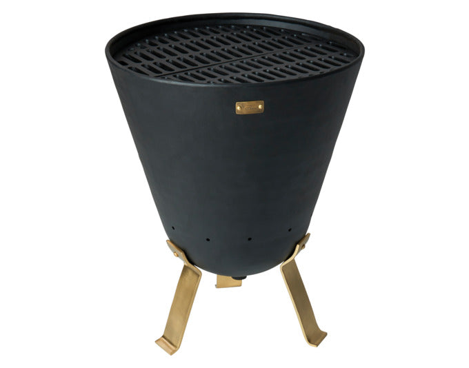PHILIPPI Feuerkorb Bonfire mit Grillrost und Haken in präsentiert im Onlineshop von KAQTU Design AG. Feuerschale ist von PHILIPPI