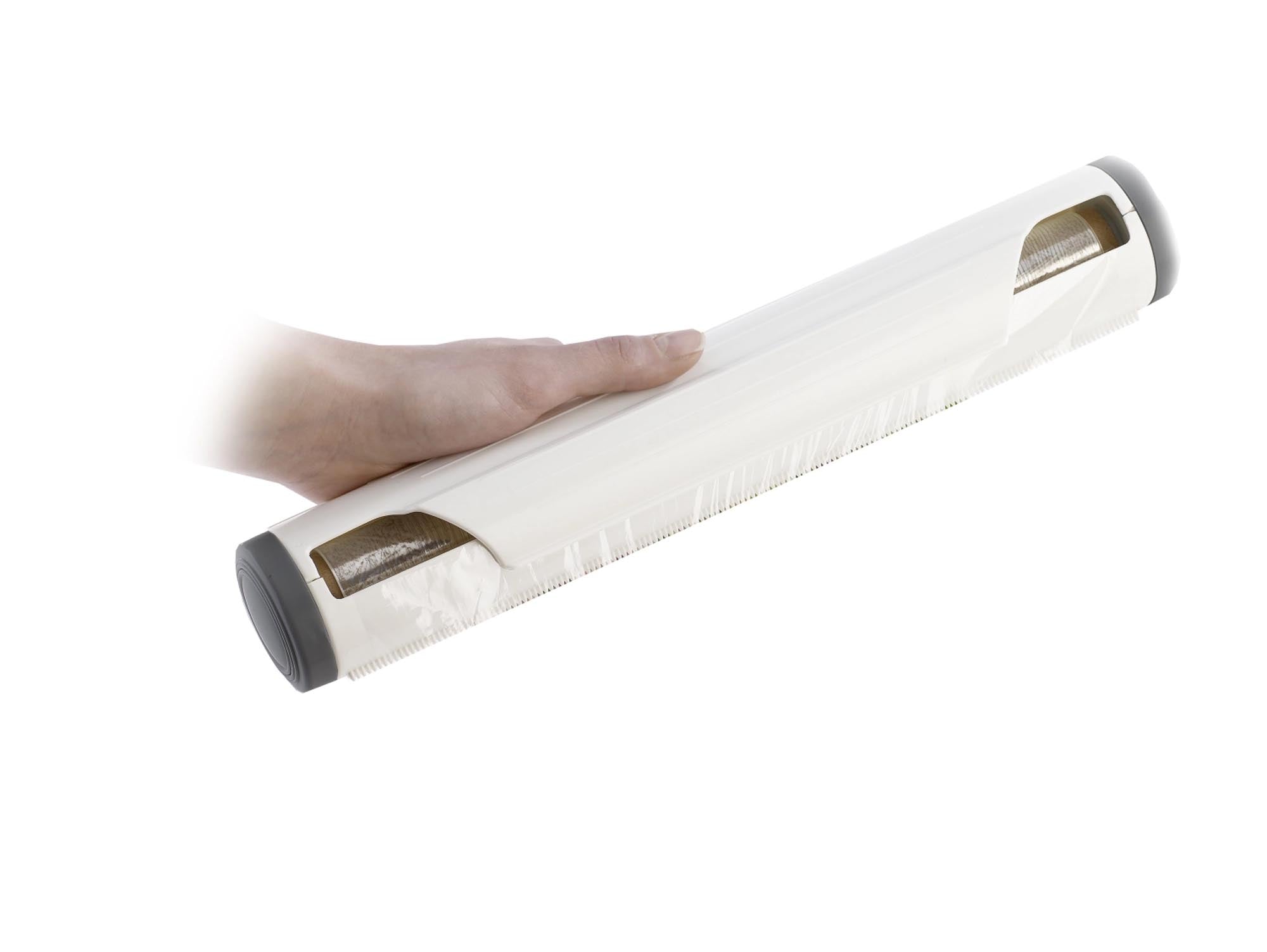 Praktischer Folienspender von Westmark, 33.5x6.5x6.5cm, ideal für Frischhalte- und Alufolie, mit scharfem Schneidemechanismus.