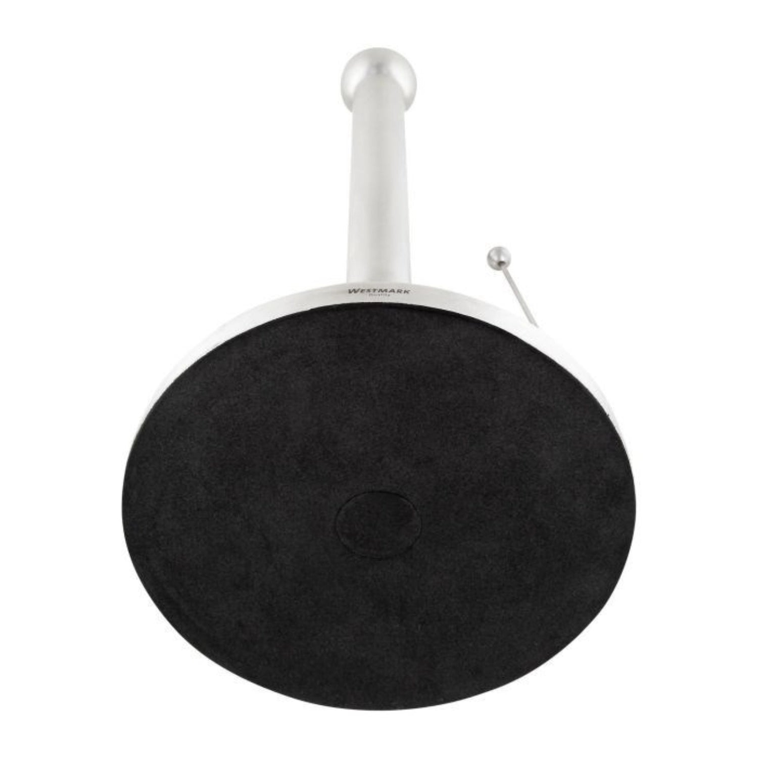 Eleganter Küchenrollenhalter aus hochwertigem Edelstahl von Westmark, perfekt für eine aufgeräumte Küche und schnellen Zugriff auf Küchenpapier.