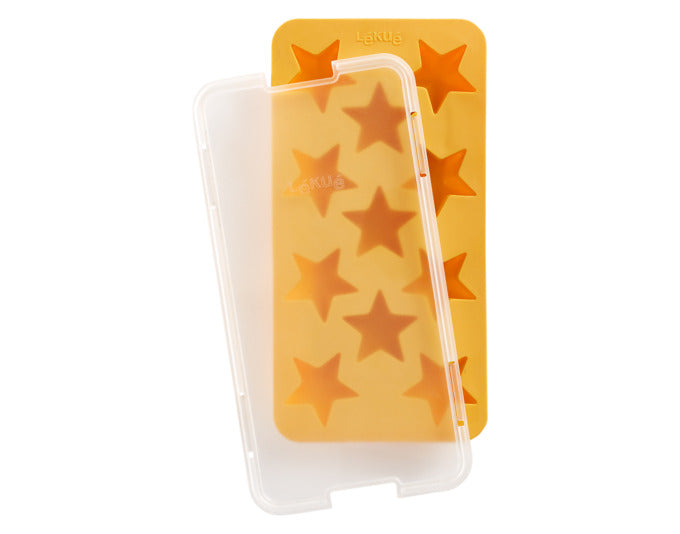 LÉKUÉ Eiswürfelform Stern mit Deckel 23x12 cm gelb in präsentiert im Onlineshop von KAQTU Design AG. Barzubehör ist von LEKUE