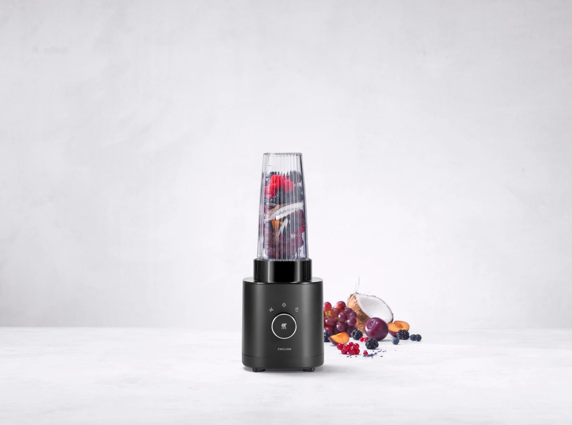 Zwilling Enfinigy: Stilvoller 550ml Mixer für frische Vitamindrinks.