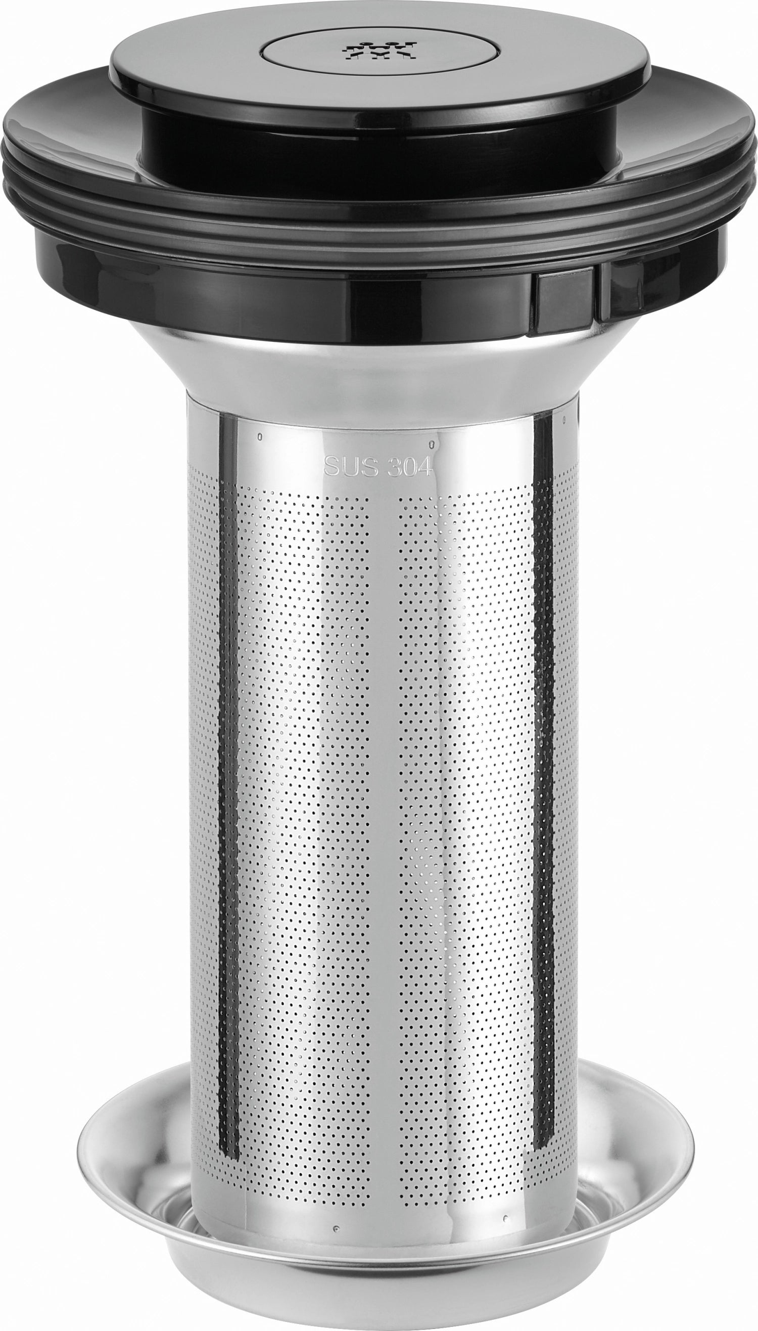 Moderner Wasserkocher aus schwarzem Glas mit 1,7 l Volumen von Zwilling, perfekt für die schnelle Zubereitung von Tee und Kaffee.