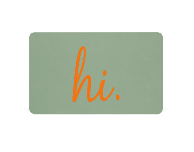 PPD Frühstücksbrettchen Hi in  präsentiert im Onlineshop von KAQTU Design AG. Schneidbrett ist von PPD