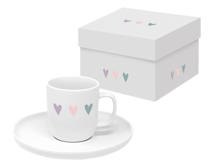 PPD Espressotasse mit Untertasse Heart Infusion in  präsentiert im Onlineshop von KAQTU Design AG. Espressotassen ist von PPD