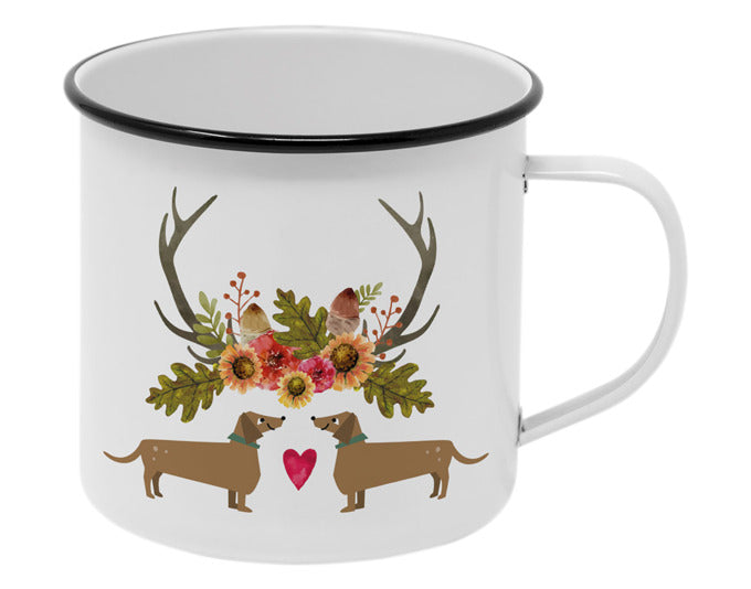 PPD Henkelbecher Happy Metall Mug Waltraut & Walter in  präsentiert im Onlineshop von KAQTU Design AG. Glas ist von PPD