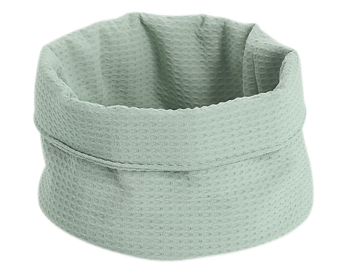 ZELLER Aufbewahrungskorb Waffelpiqué creme ø 20x12 cm in präsentiert im Onlineshop von KAQTU Design AG. Aufbewahrungsbehälter ist von ZELLER PRESENT