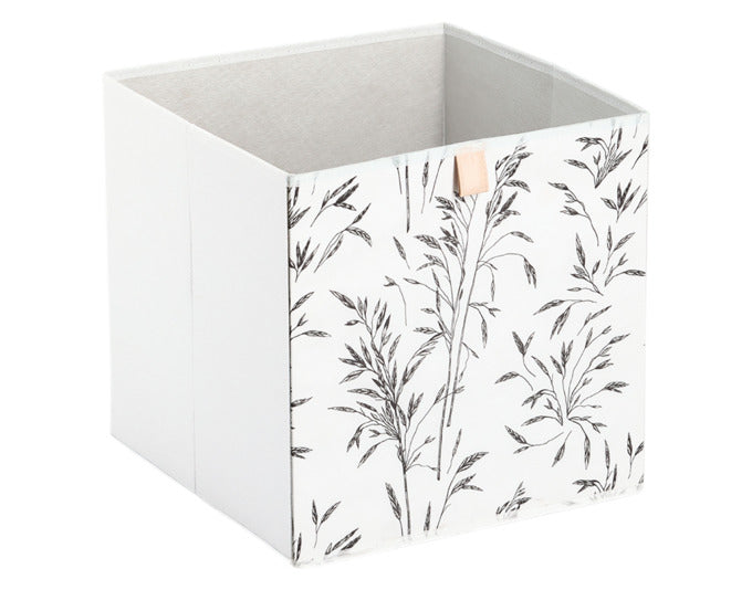 ZELLER Aufbewahrungsbox Grass Vlies weiss 32x32x32 cm in präsentiert im Onlineshop von KAQTU Design AG. Aufbewahrungsbehälter ist von ZELLER PRESENT