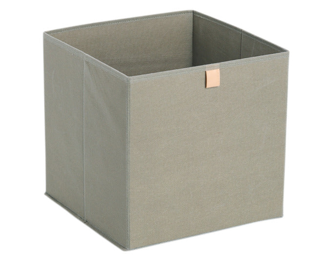 ZELLER Aufbewahrungsbox Vlies grau 32x32x32 cm in präsentiert im Onlineshop von KAQTU Design AG. Aufbewahrungsbehälter ist von ZELLER PRESENT