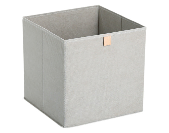 ZELLER Aufbewahrungsbox Vlies grau 32x32x32 cm in präsentiert im Onlineshop von KAQTU Design AG. Aufbewahrungsbehälter ist von ZELLER PRESENT