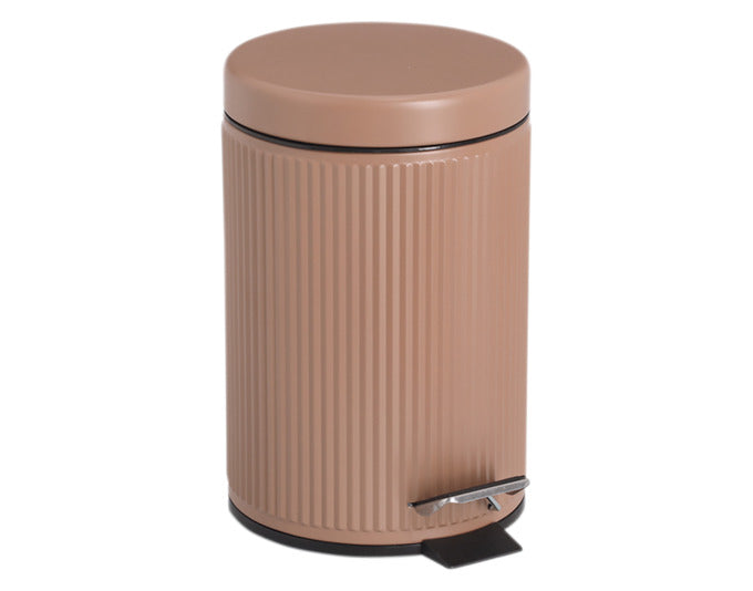 ZELLER Treteimer Metall grau 3 l ø 17x26 cm in präsentiert im Onlineshop von KAQTU Design AG. Mülleimer ist von ZELLER PRESENT