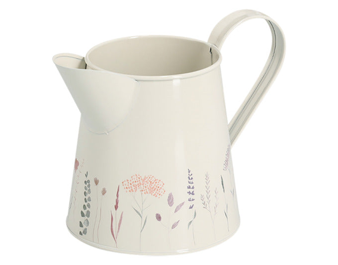ZELLER Krug Flowers 1500 ml Metall ø 10.5x14 cm in präsentiert im Onlineshop von KAQTU Design AG. Kanne ist von ZELLER PRESENT