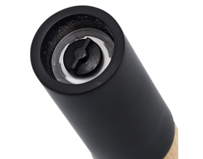 Entdecken Sie die elegante ZELLER Salz- und Pfeffermühle aus Gummibaumholz. Kompakt, funktional und ein echter Blickfang für jede Küche!