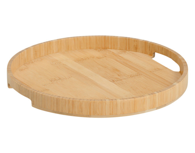 ZELLER Serviertablett Bambus rund ø 32x3cm in präsentiert im Onlineshop von KAQTU Design AG. Tablett ist von ZELLER PRESENT