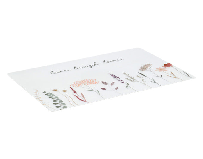 ZELLER Tischset Flowers weiss bunt 45x30 cm in präsentiert im Onlineshop von KAQTU Design AG. Tischset ist von ZELLER PRESENT