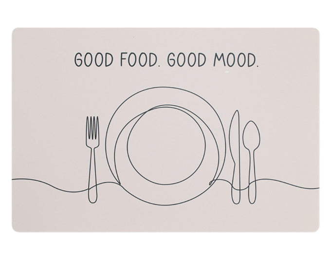 Entdecken Sie das stilvolle ZELLER Tischset Good Food in Beige (45x30 cm) – robust, pflegeleicht und ideal für jeden Anlass!