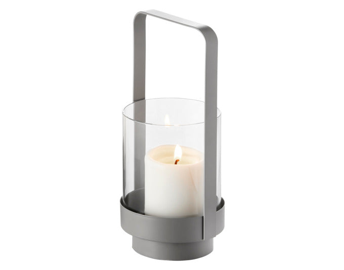 PHILIPPI Windlicht Home S ø 10x22 cm taupe in präsentiert im Onlineshop von KAQTU Design AG. Laterne ist von PHILIPPI