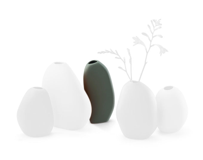 PHILIPPI Vase Bud Keramik 9x5x13 cm nougat in  präsentiert im Onlineshop von KAQTU Design AG. Vase ist von PHILIPPI