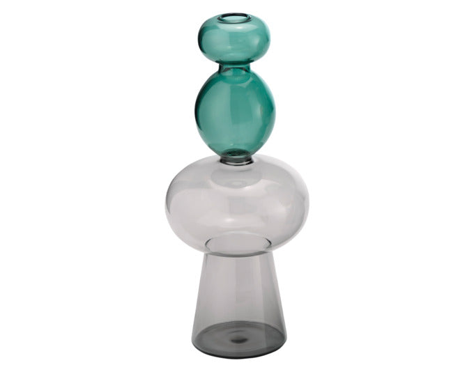 PHILIPPI Vase Curiosa Turm Glas ø 11x27 cm in  präsentiert im Onlineshop von KAQTU Design AG. Vase ist von PHILIPPI