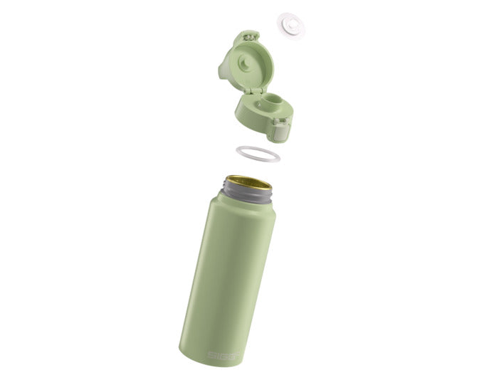 Entdecken Sie die SIGG Bottle WMB One eco green 1 l – die nachhaltige Trinkflasche für Tennisliebhaber, die Stil und Funktionalität vereint.