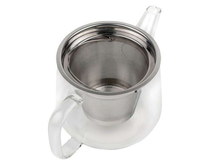 Entdecken Sie die elegante BREDEMEIJER Teekanne Merano aus hitzebeständigem Borosilikatglas mit 1.1 l Fassungsvermögen – ideal für Teegenuss!