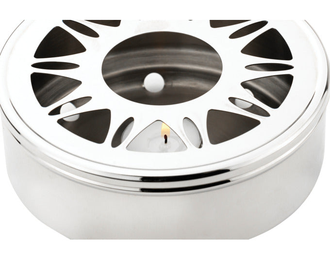 Entdecken Sie das elegante Rechaud Ceylon Inox von BREDEMEIJER. Ideal für die Teekanne Merano, sorgt es für stilvolle Teestunden.