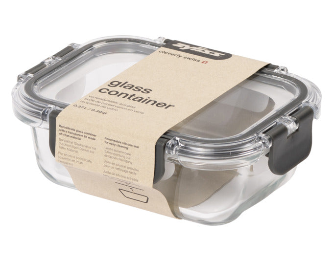 Entdecken Sie den ZYLISS Vorratsbehälter aus Glas (0.37 l) – ideal für frische Lebensmittel, platzsparend und stilvoll. Perfekte Aufbewahrungslösung!