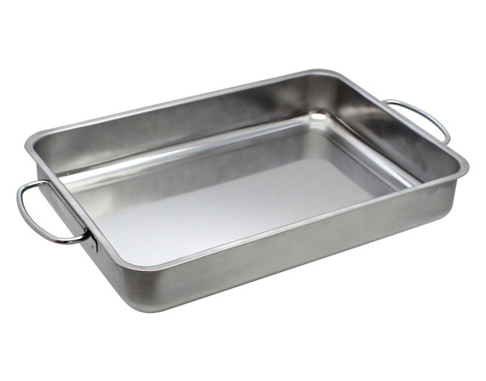 ELO Bräter Auflaufform Basic Edelstahl 34x24x5.5 cm in präsentiert im Onlineshop von KAQTU Design AG. Topf ist von ELO BASIC