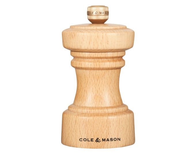 COLE&MASON Salzmühle Hoxton Buche natur 10.4x5.5x5.5 cm in präsentiert im Onlineshop von KAQTU Design AG. Salz & Pfeffer ist von COLE & MASON