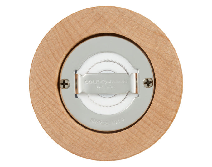 Entdecken Sie die COLE&MASON Salzmühle London aus natürlichem Buchenholz. Stilvolles Design trifft auf individuelle Mahlgradeinstellung für perfekten Genuss.