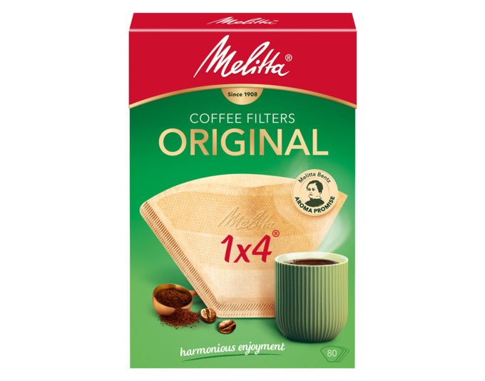 MELITTA Filtertüten Gourmet 1x4 80 Stück ungebleicht in präsentiert im Onlineshop von KAQTU Design AG. Küchenhelfer ist von MELITTA