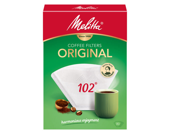 MELITTA Filtertüten Original 102 80 Stück weiss in präsentiert im Onlineshop von KAQTU Design AG. Küchenhelfer ist von MELITTA