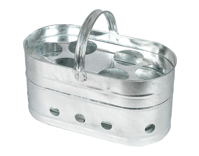 KOVOTVAR Bierkorb mit Löchern für 6 x 0.5 Liter Dosen verzinkt in präsentiert im Onlineshop von KAQTU Design AG. Barzubehör ist von KOVOTVAR