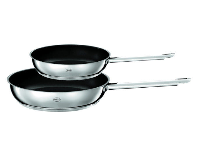 RÖSLE Bratpfannen-Set Pureelements ProCeraPlus 2-teilig ø 20/28 cm in  präsentiert im Onlineshop von KAQTU Design AG. Bratpfanne ist von RÖSLE