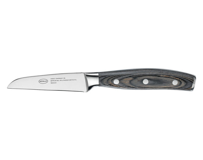 RÖSLE Gemüsemesser Wolfgrey mit Griff Pakka 9 cm L 20.7 cm in  präsentiert im Onlineshop von KAQTU Design AG. Küchenmesser ist von RÖSLE