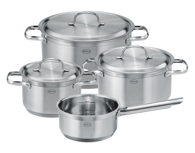 RÖSLE Topf-Set Pureelements 4-teilig ø 16/20/24 cm in  präsentiert im Onlineshop von KAQTU Design AG. Topf ist von RÖSLE