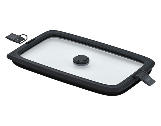RÖSLE Vakuumdeckel Flexx 2Go eckig mit Clips 1.5 l in  präsentiert im Onlineshop von KAQTU Design AG. Topf ist von RÖSLE