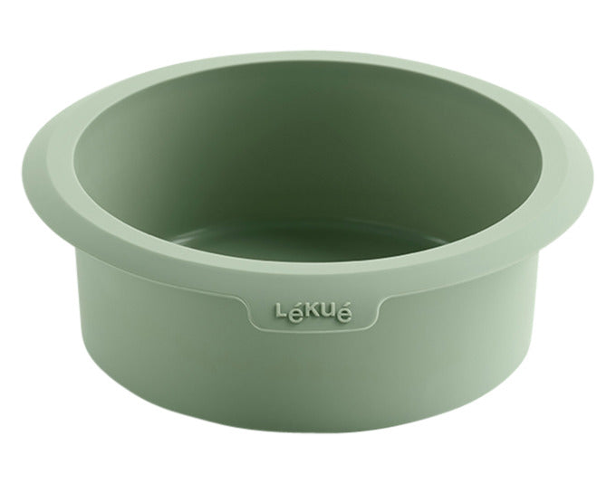 LÉKUÉ Silikonform für Heissluftfritteuse rund grün ø 20 cm in präsentiert im Onlineshop von KAQTU Design AG. Backform / Backblech ist von LEKUE