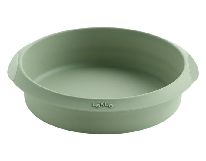 LÉKUÉ Silikonform für Heissluftfritteuse rund grün ø 20 cm in präsentiert im Onlineshop von KAQTU Design AG. Backform / Backblech ist von LEKUE