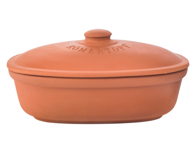 RÖMERTOPF Brottopf Maxi oval 6.5 l 40x28x20 cm terracotta in präsentiert im Onlineshop von KAQTU Design AG. Brotkorb ist von RÖMERTOPF