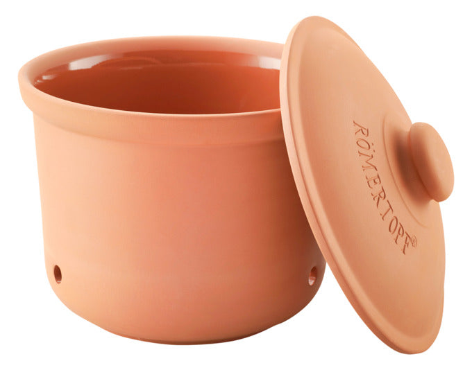 Entdecken Sie den RÖMERTOPF Frischetopf Maxi Plus 5.5 l aus hochwertigem Terracotta. Ideal für die frische Lagerung von Gemüse und Kartoffeln.