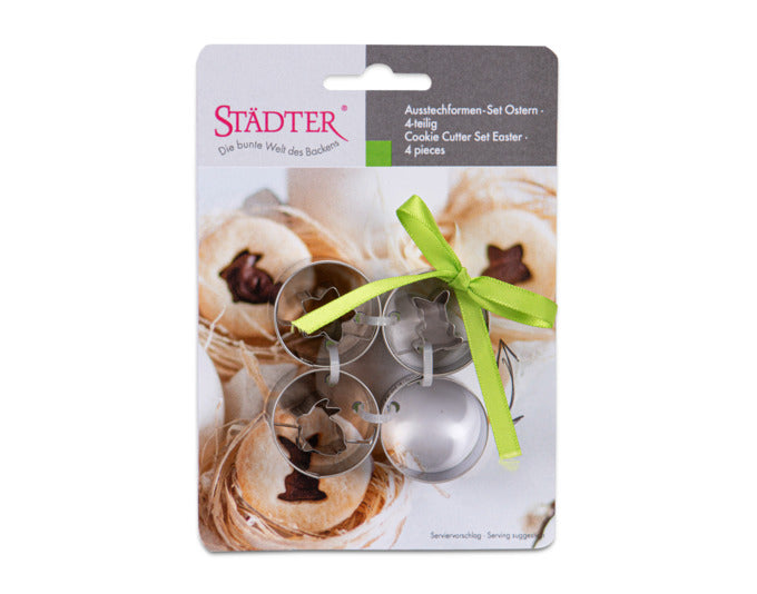 STÄDTER Ausstechformen Set Linzer Ostern 4-teilig ø 3 cm Edelstahl in präsentiert im Onlineshop von KAQTU Design AG. Ausstecher ist von STÄDTER